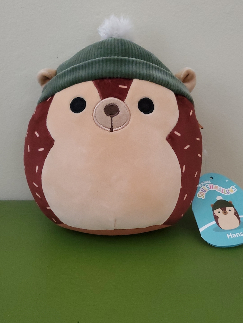NWT - Squishmallows - Hans - Plush Hedgehog